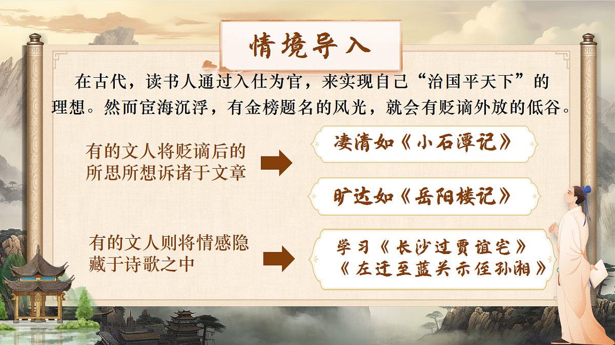 课外古诗词诵读《长沙过贾谊宅》《左迁至蓝关示侄孙湘》课件第2页