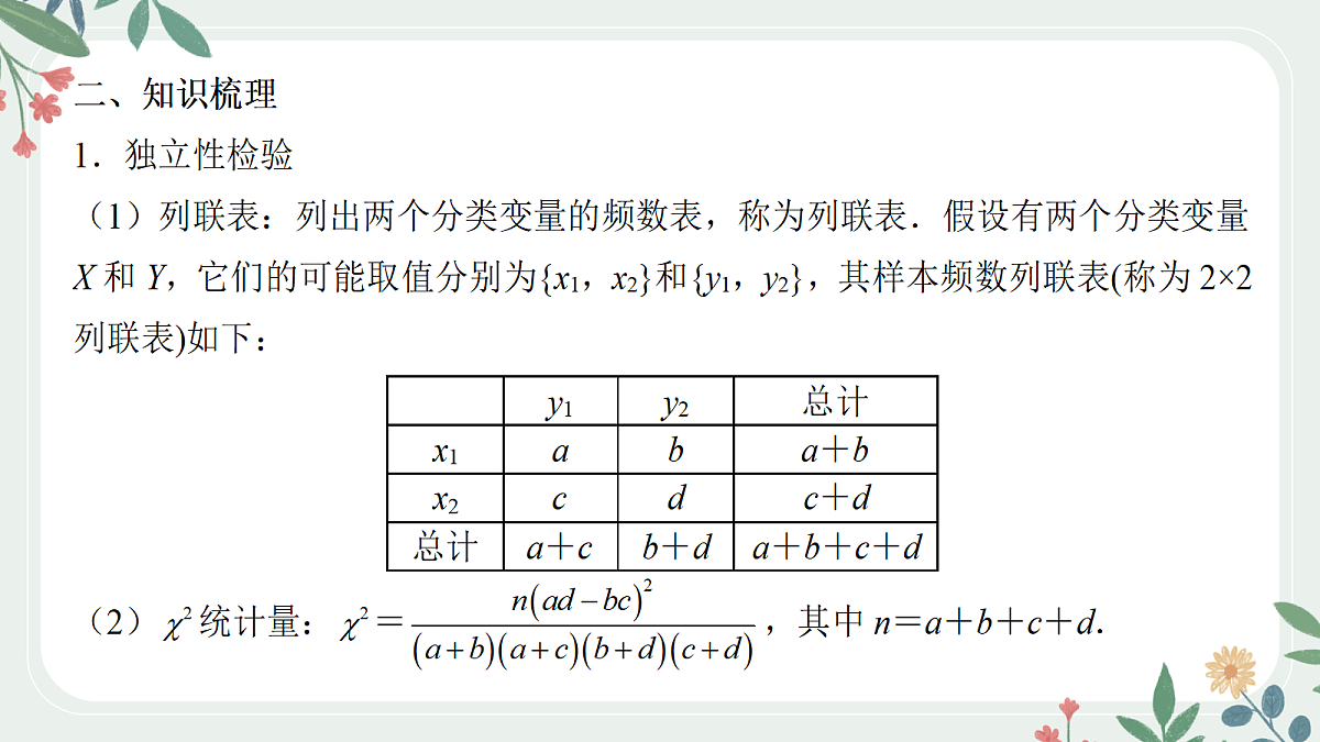 第十章  课时4  独立性检验第3页