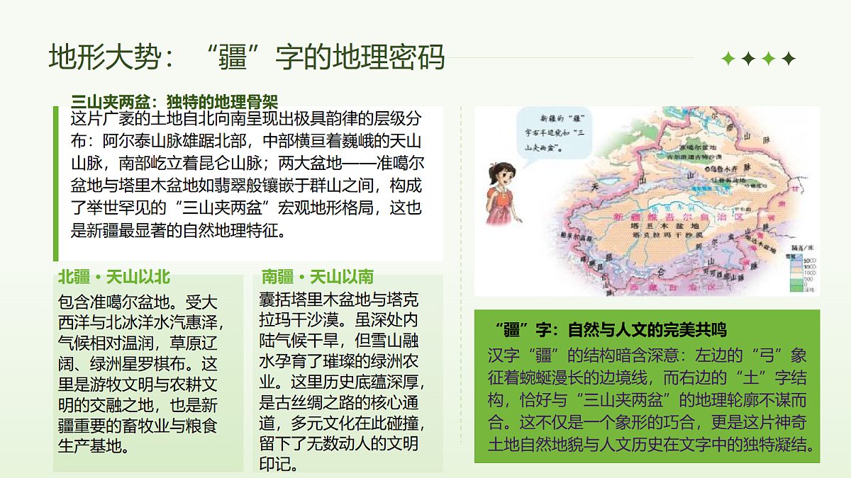 新疆维吾尔自治区的地理概况与开发保护第8页
