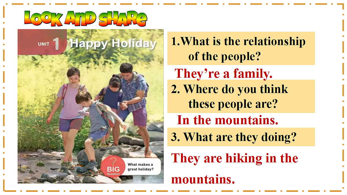 Unit 1 Happy Holiday Section A（1a-1d） - 八年级英语上册 同步教学课件（人教版2024）第3页
