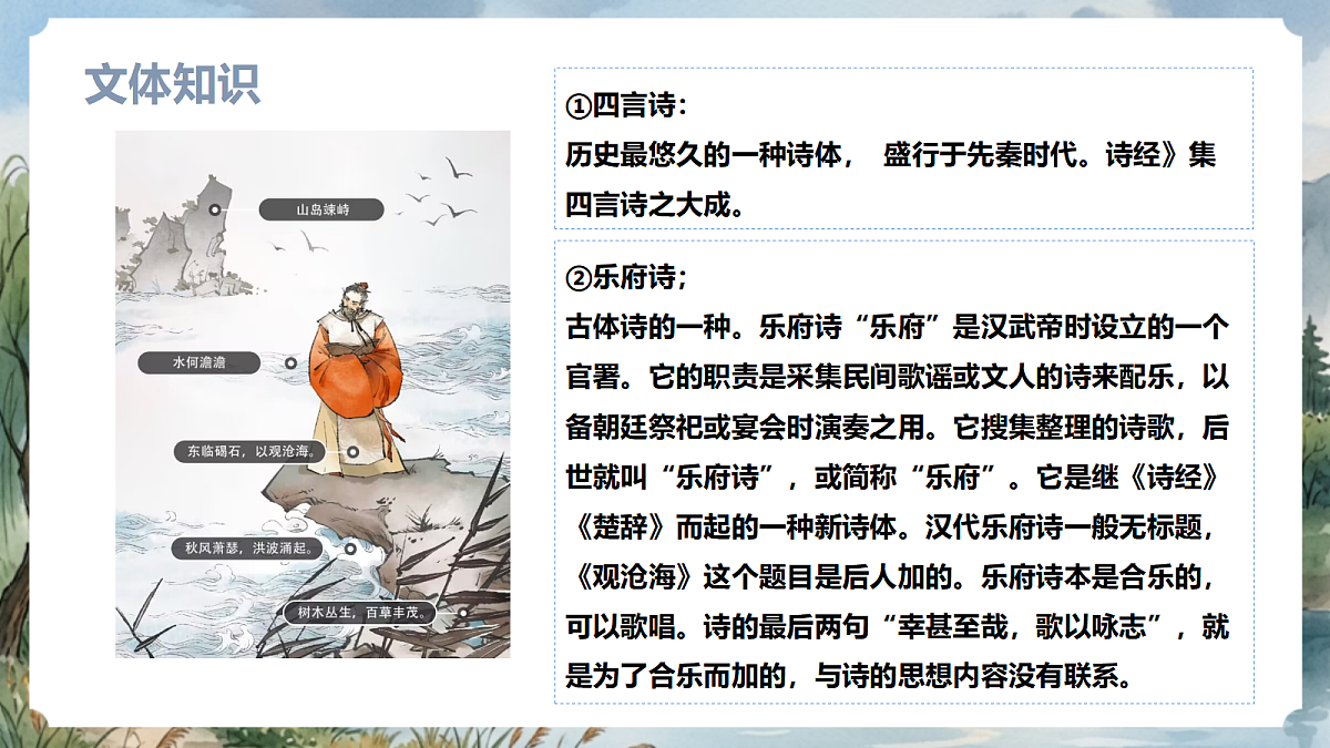 人教部编版语文七上 第4课 古代诗歌四首《观沧海》课件第8页