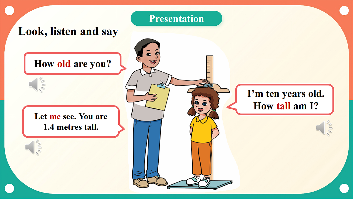Unit 6《More about me》Lesson 1 How tall are you 课件第6页