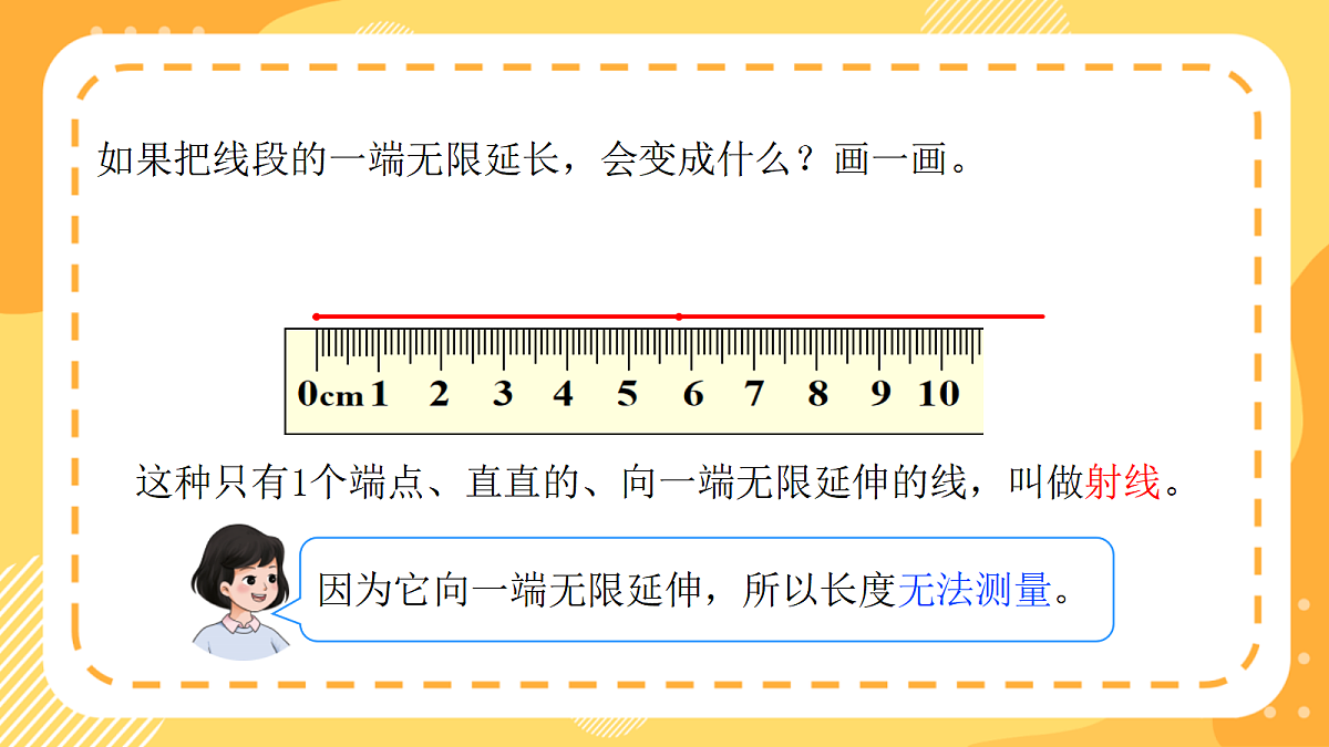 （新教材）西师大版数学三上6.3《线段、射线和直线的关系》（课件）第8页