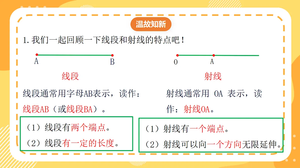 （新教材）西师大版数学三上6.8《线段的性质与画法》（课件）第3页