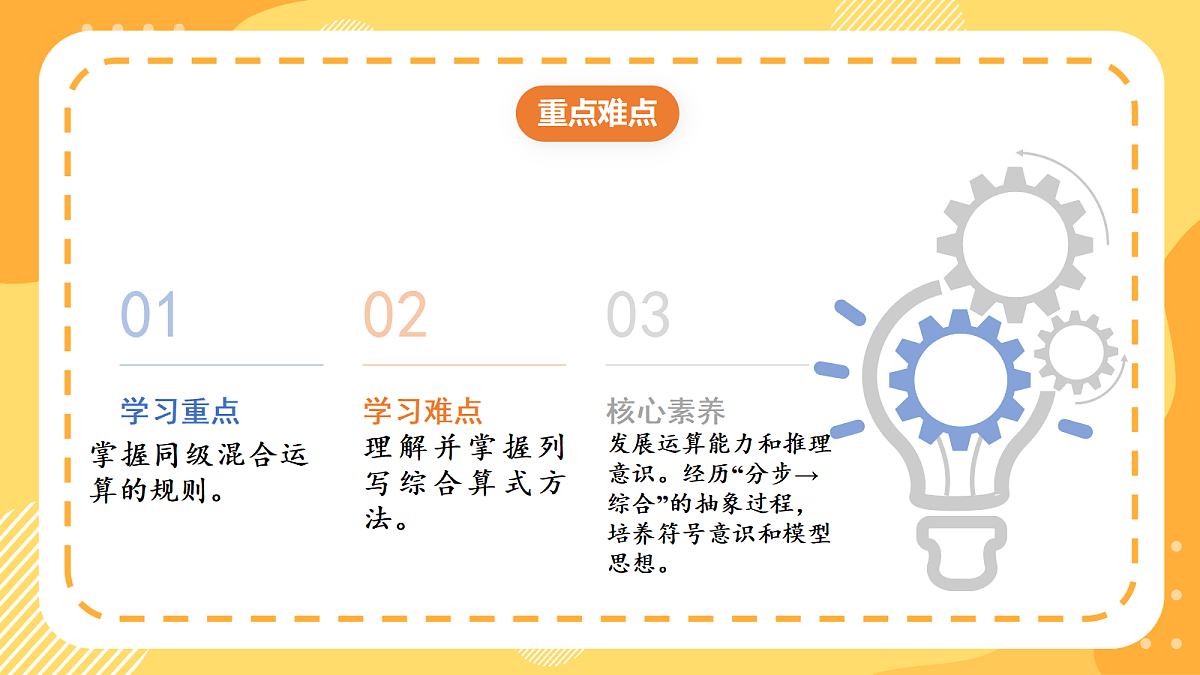 (新教材)人教版数学三上  2.1 《不含括号的同级混合运算》课件第3页