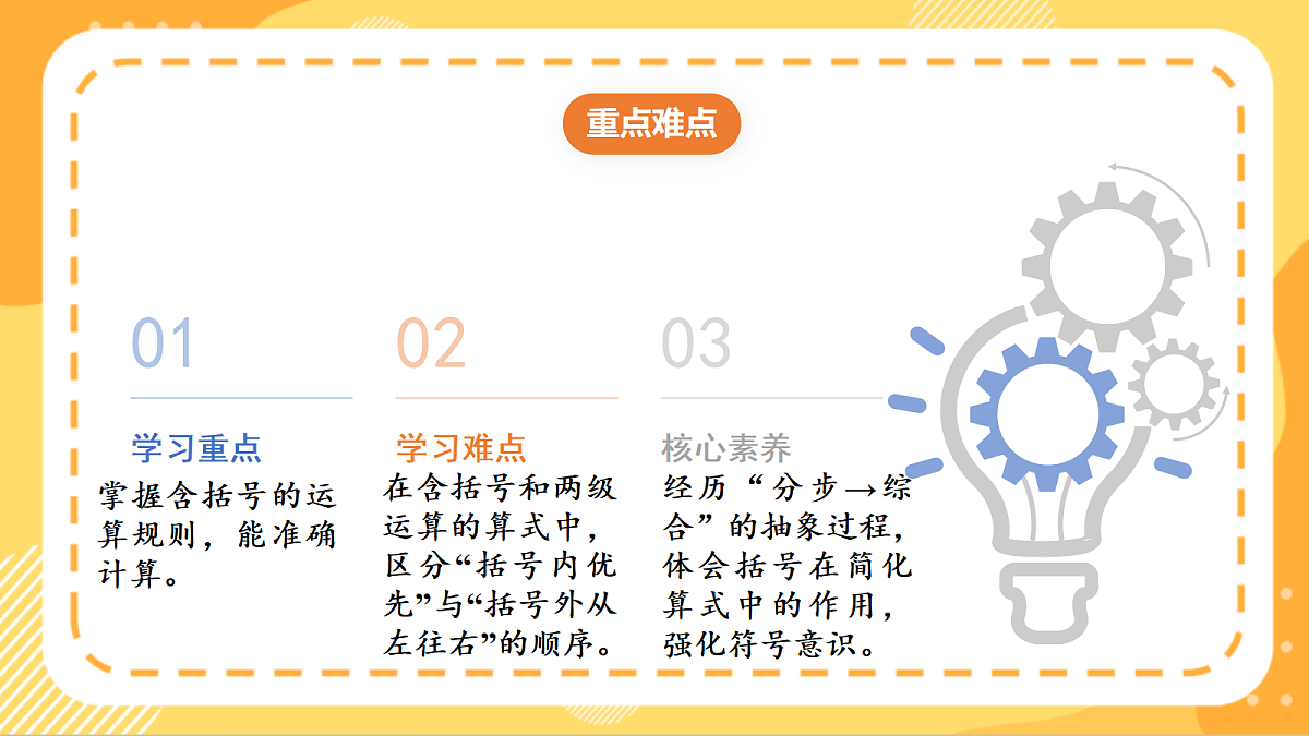 (新教材)人教版数学三上  2.3 《含有括号的混合运算》课件第3页
