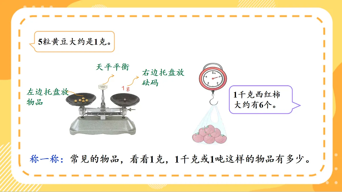 (新教材)人教版数学三上曹冲称象的故事 第2课时 《 称重我很行》课件第8页