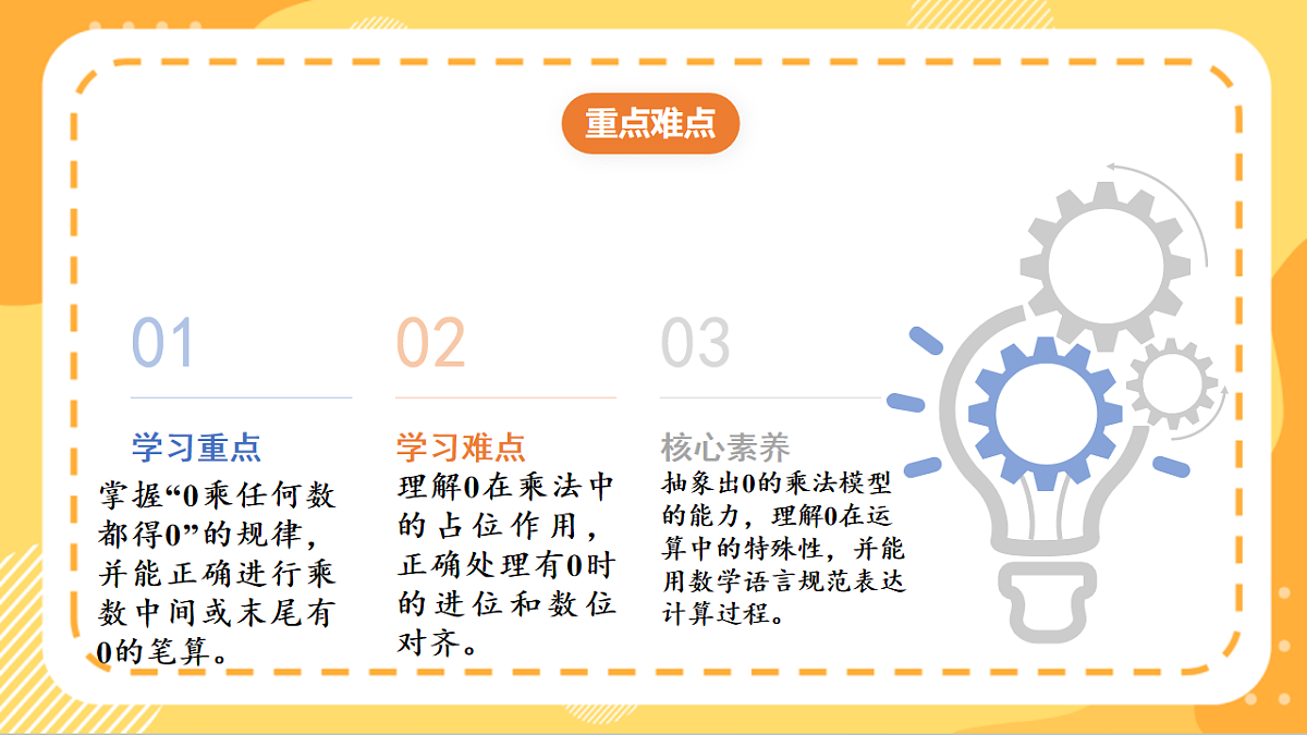 (新教材)人教版数学三上  4.5《 有关0的乘法》课件第3页