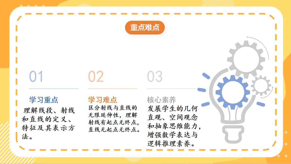 (新教材)人教版数学三上  5.1《线段、射线、直线及两点间的距离》课件第3页