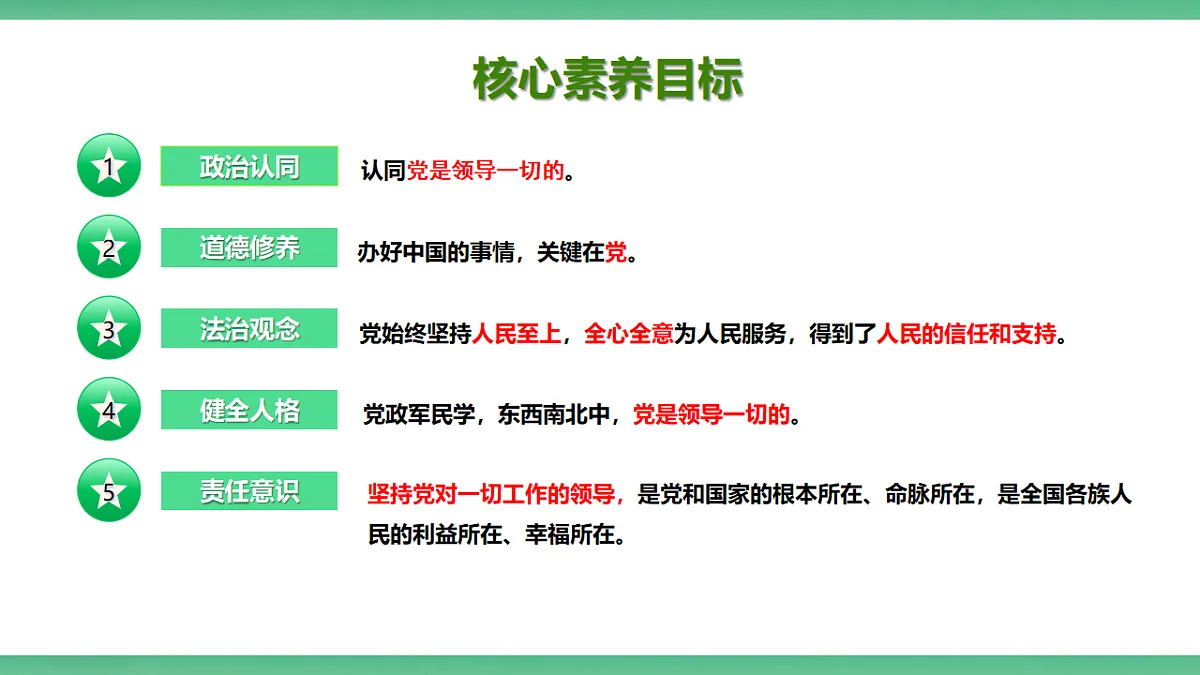 【公开课】1.3.1《坚强的领导核心》课件—部编版（2026秋）初中道法9上第6页