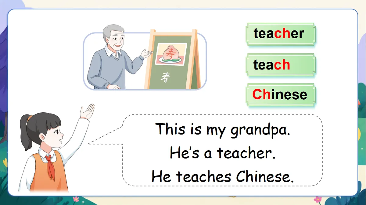 （新教材）人教版PEP英语四上Unit 1 《Helping at home》 PA Let's spell 课件第6页