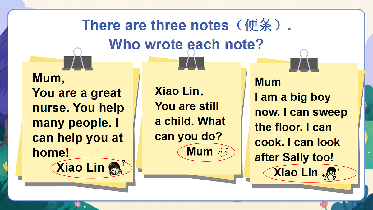 （新教材）人教版PEP英语四上Unit 1 《Helping at home》 PB B Read and write ＆ C Reading time 课件第8页