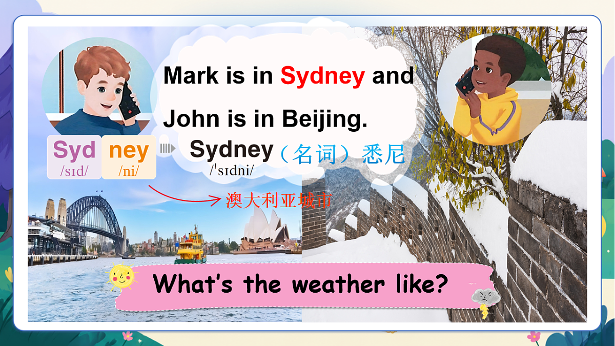 （新教材）人教版PEP英语四上Unit 5 《The weather and us》 PA Let's talk 课件第6页