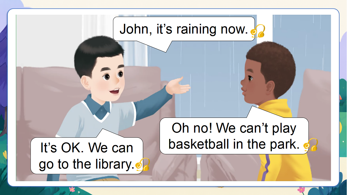 （新教材）人教版PEP英语四上Unit 5 《The weather and us》PB Let's learn 课件第4页