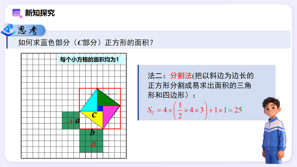 20.1 勾股定理及其应用（第1课时） — 初中数学八年级下册 同步教学课件（人教版2024）第5页