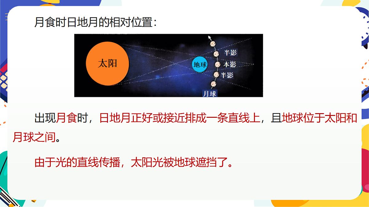 3.3《日地月的相对运动》课件 浙教版科学七上第7页