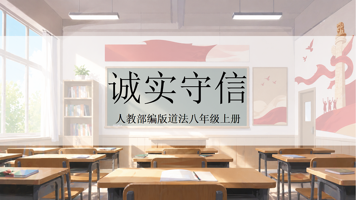 人教部编版道法八上 5.2《诚实守信》课件第1页