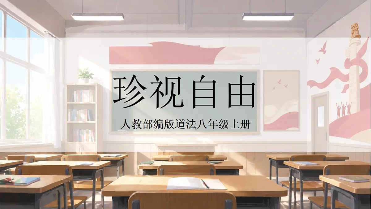 人教部编版道法八上 7.1《珍视自由》课件第1页