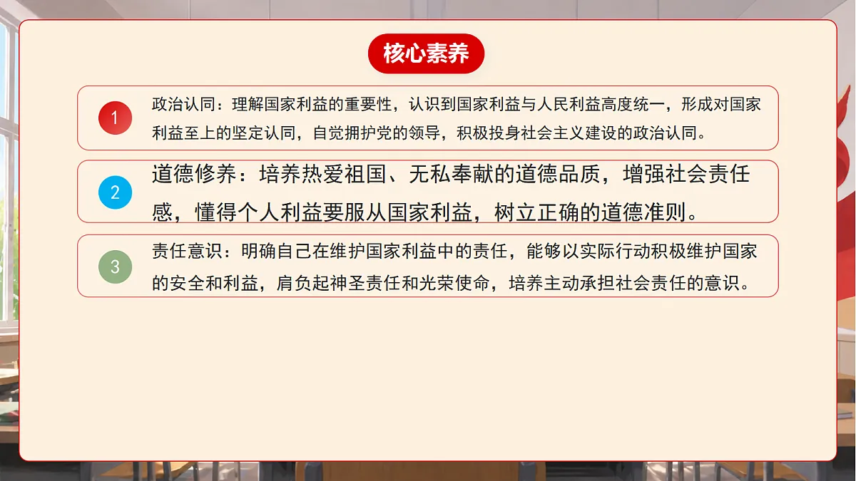 人教部编版道法八上 10.1《国家利益高于一切》课件第3页