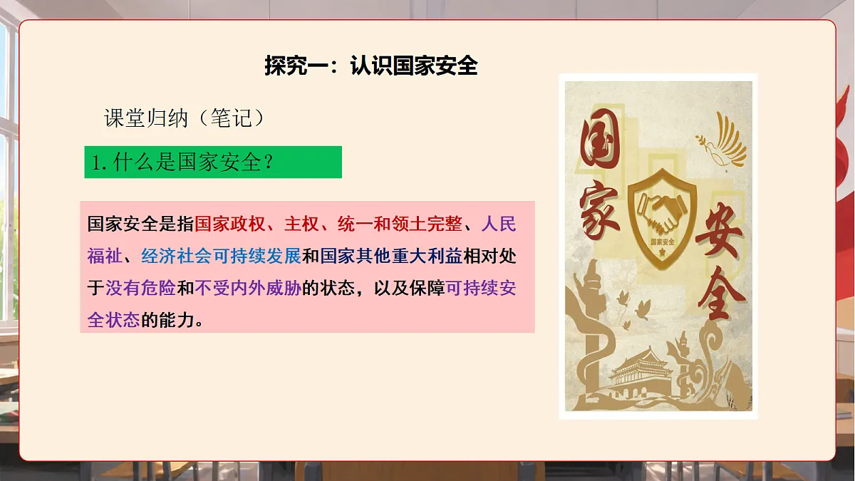 人教部编版道法八上 12.1《认识国家安全》课件第8页