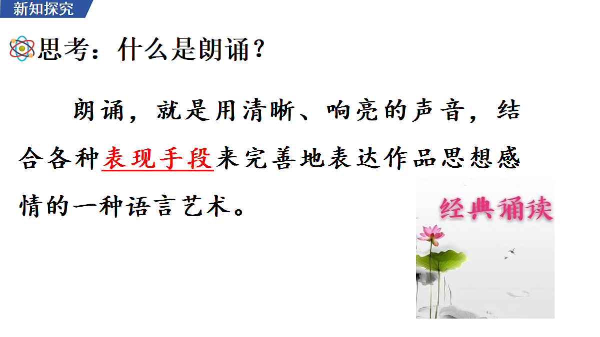 任务二 诗歌朗诵 教学课件第4页