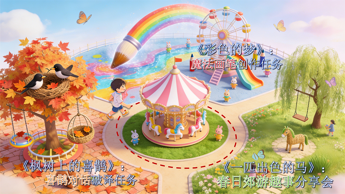 二下 第四单元《彩色的梦》【AI融合】第4页