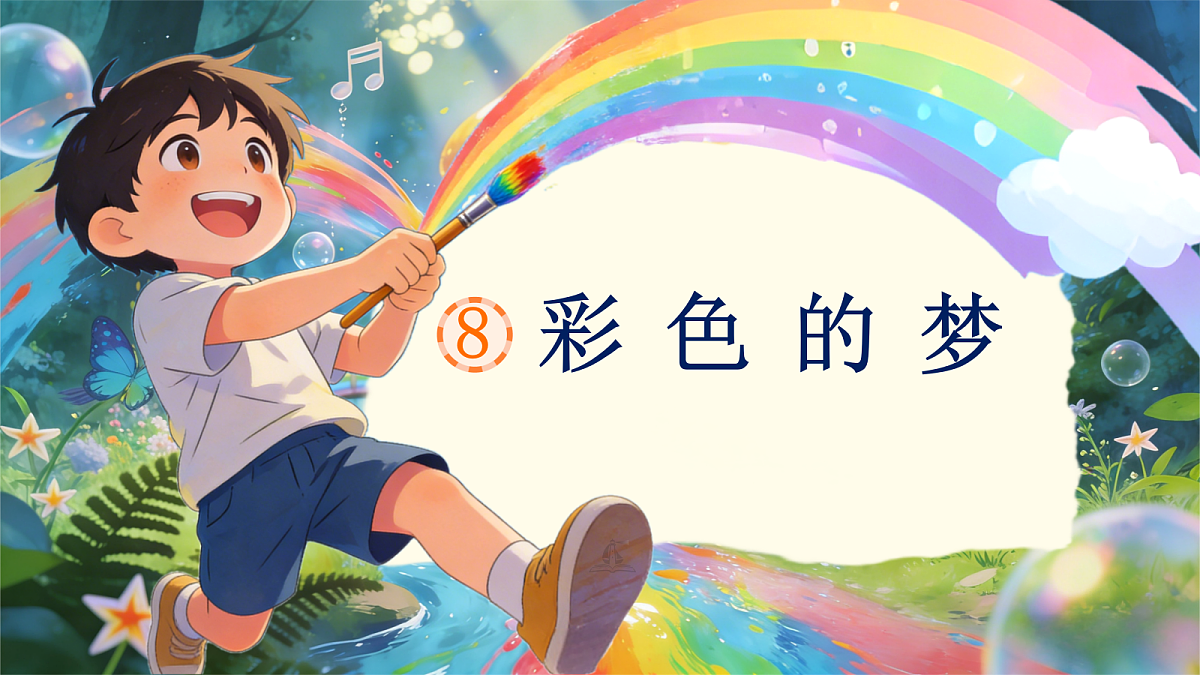 二下 第四单元《彩色的梦》【AI融合】第8页
