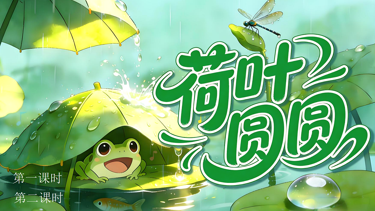 一下 第六单元【AI融合】《荷叶圆圆》第3页