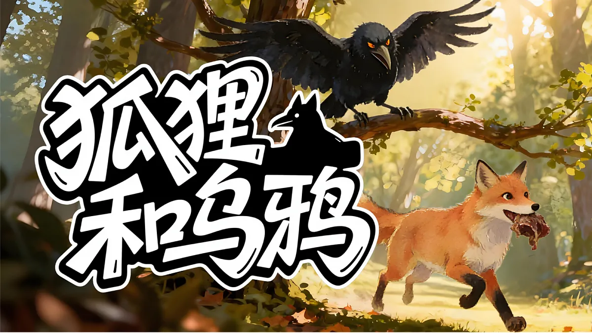 一下第七《狐狸和乌鸦》课件第1页
