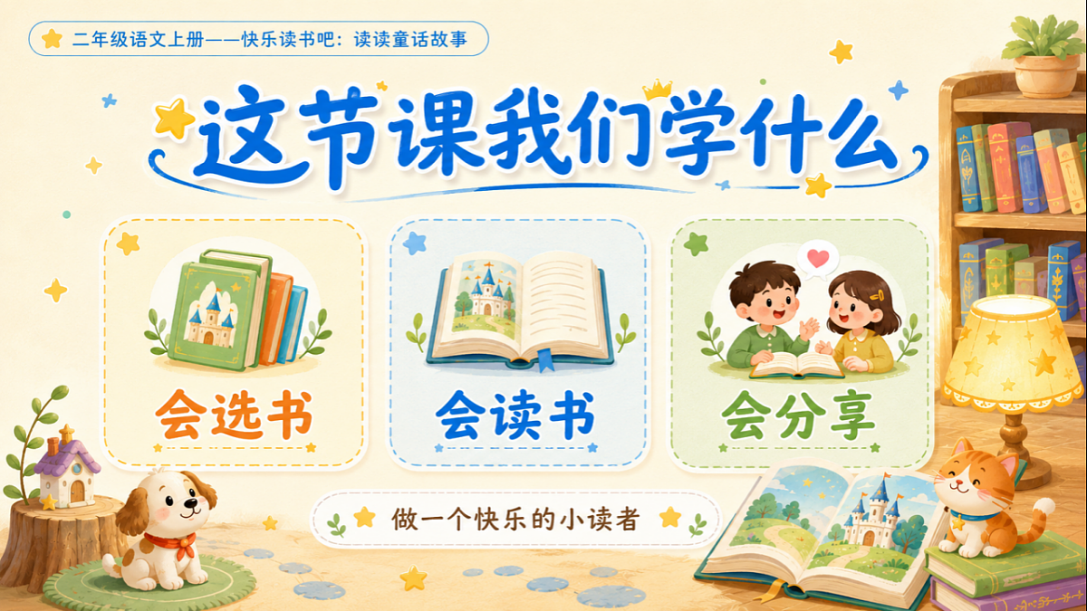 小学六年制统编教材系列课件——二年级语文上册快乐读书吧：读读童话故事第3页