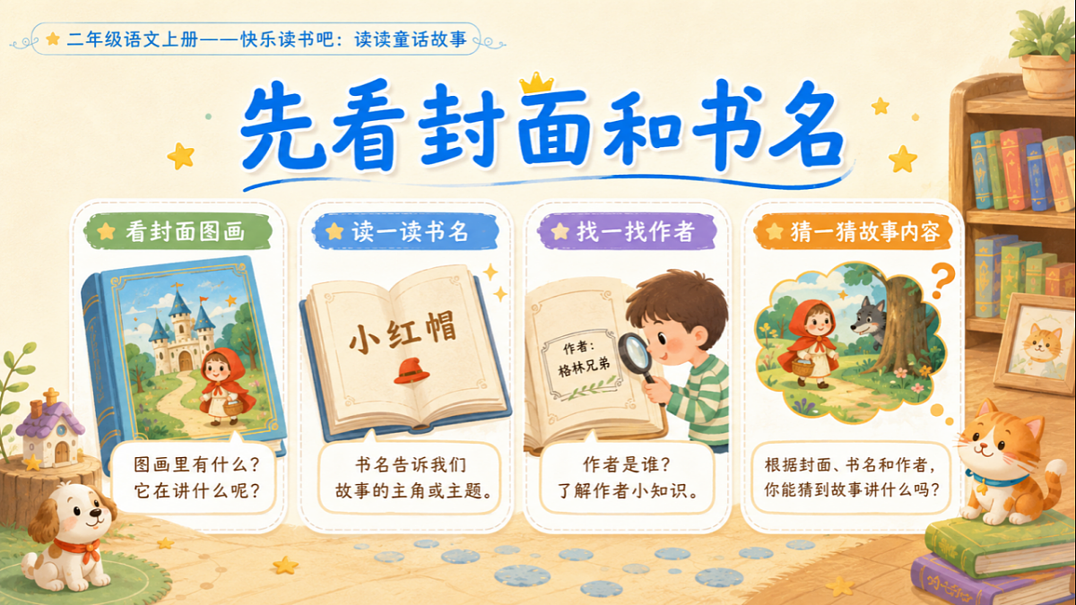 小学六年制统编教材系列课件——二年级语文上册快乐读书吧：读读童话故事第4页