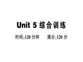 初中英语新人教版九年级上册Unit 5 综合训练作业课件（放映显示答案）（2026秋）