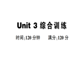 初中英语新人教版九年级上册Unit 3 综合训练作业课件（放映显示答案）（2026秋）