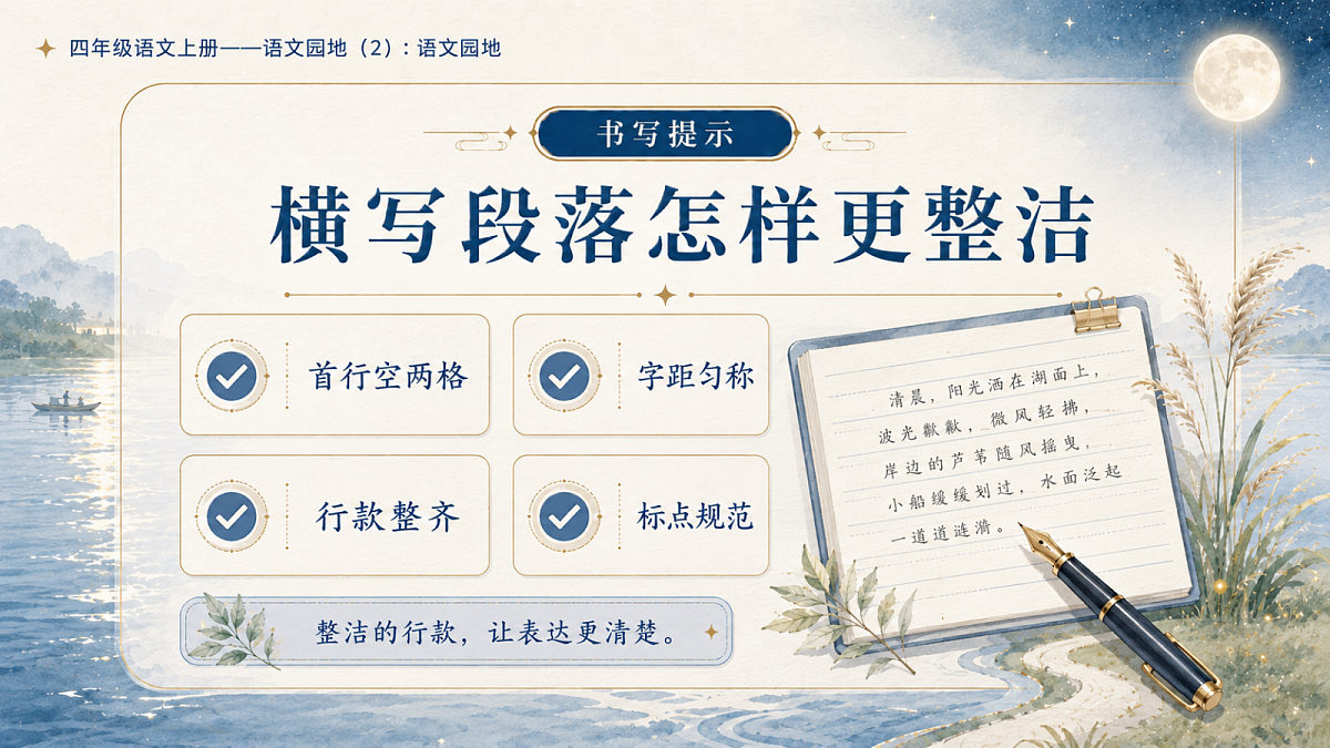 小学六年制统编教材系列课件——四年级语文上册：语文园地（2）第5页