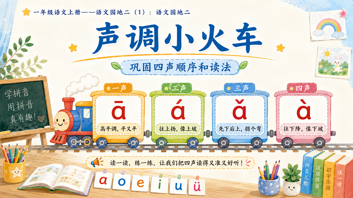小学六年制统编教材系列课件——一年级语文上册语文园地二（1）：语文园地二第6页