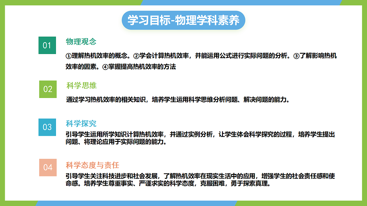 人教版物理九年级全册14.3《热机的效率》（教学课件）第2页