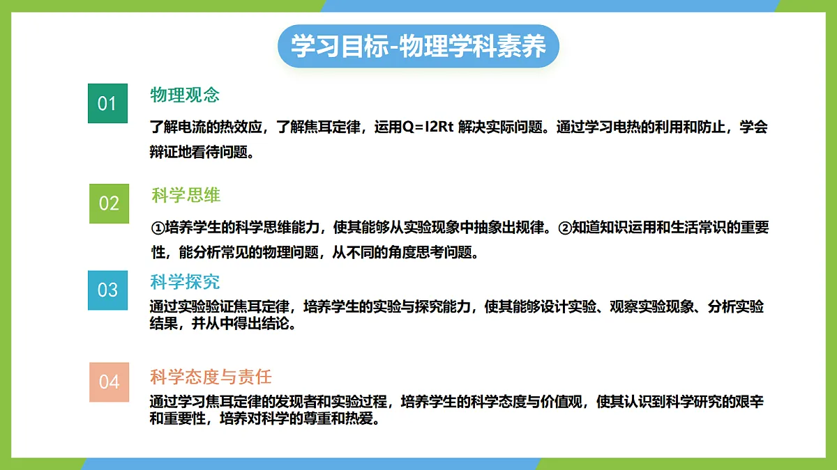 人教版物理九年级全册18.4《 焦耳定律》（教学课件）第2页