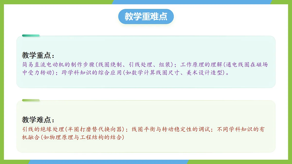 人教版物理九年级全册20.5《跨学科实践：制作简易直流电动机》（教学课件）第3页