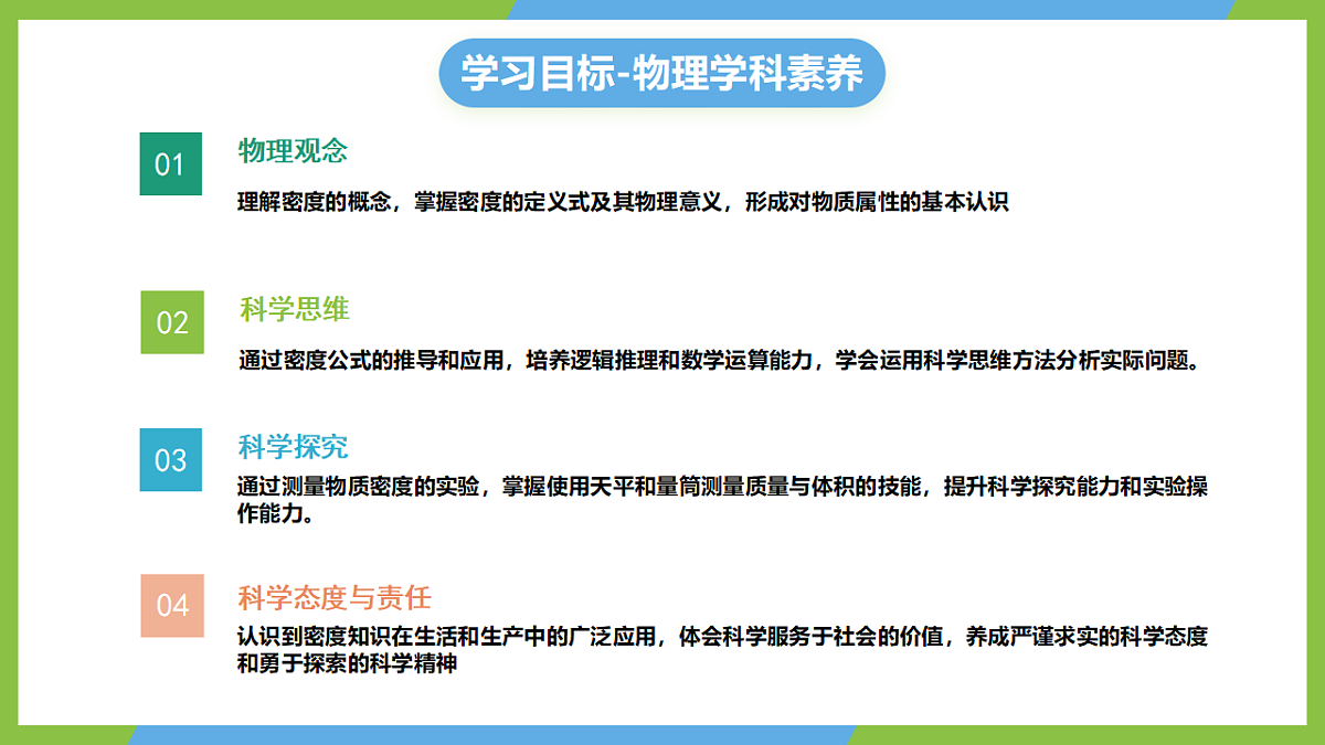 人教版物理八上6.2《密度》 （教学课件）第2页