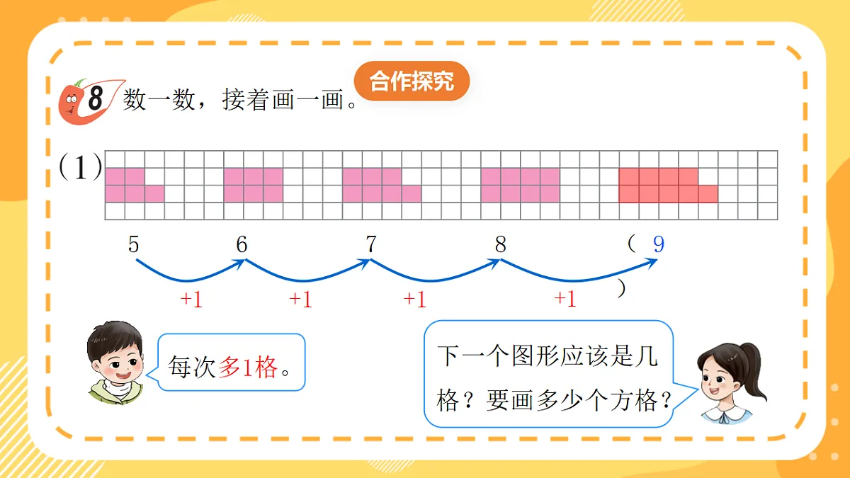 西师大版数学二上2.8《图形与数列规律》（课件）第7页