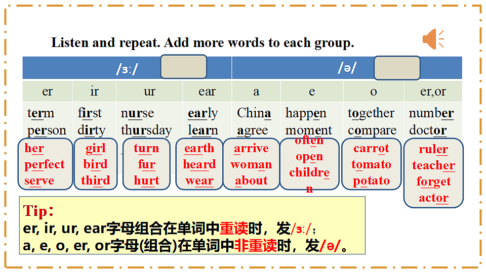 Unit 3 Same or Different？ Section A（Pronunciation） - 八年级英语上册 同步教学课件（人教版2024）第6页