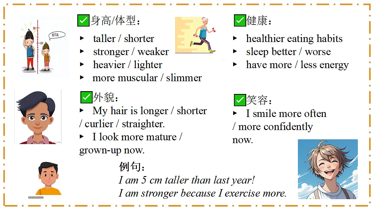 Unit 3 Same or Different？ Section B（Project） - 八年级英语上册 同步教学课件（人教版2024）第7页