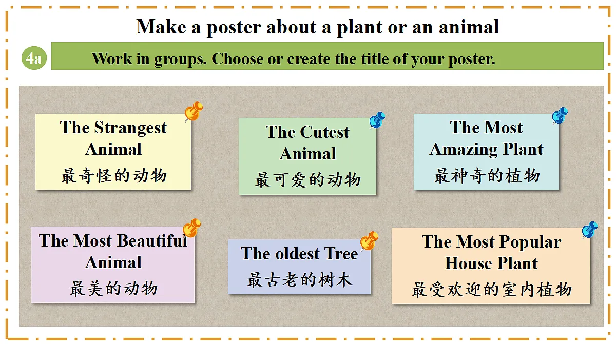 Unit 4 Amazing Plants and Animals Section B（Project） - 八年级英语上册 同步教学课件（人教版2024）第6页