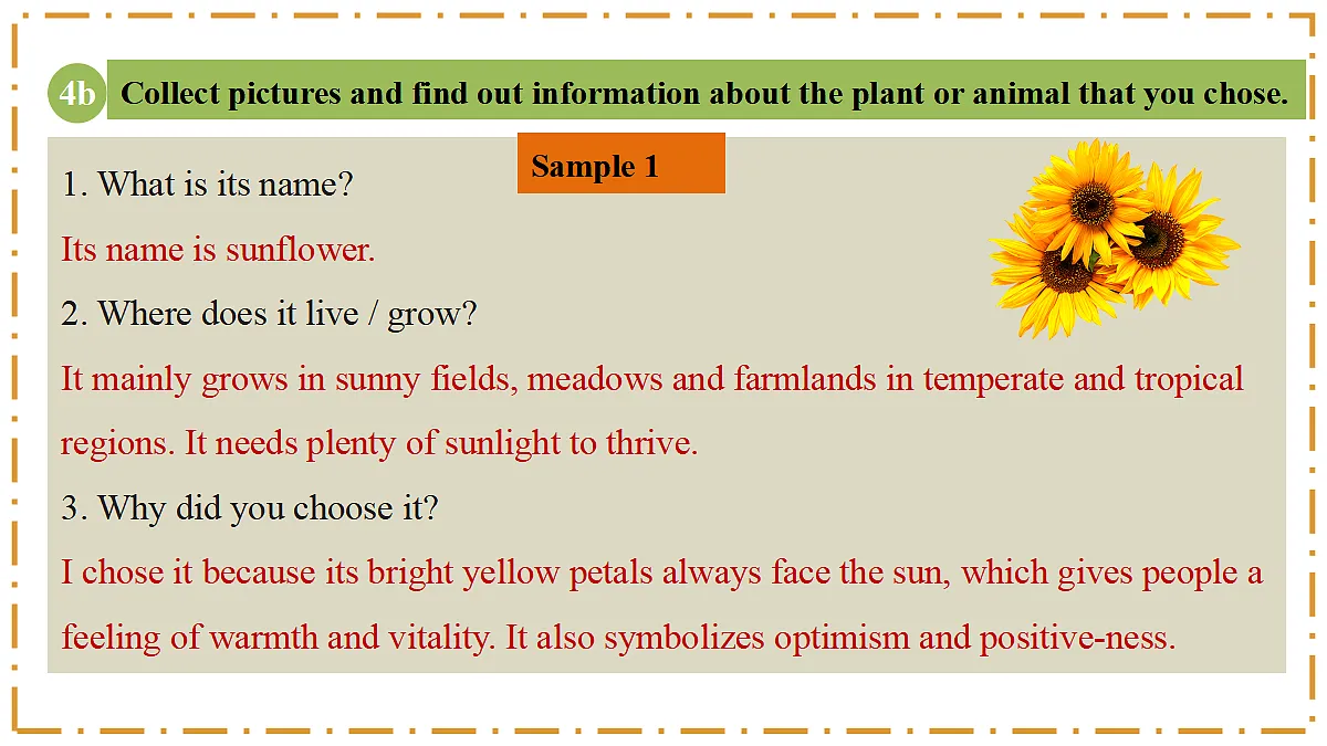 Unit 4 Amazing Plants and Animals Section B（Project） - 八年级英语上册 同步教学课件（人教版2024）第8页