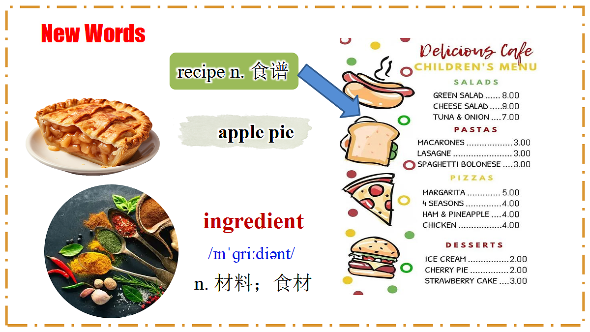 Unit 5 What a Delicious Meal! Section A（1a-1d） - 八年级英语上册 同步教学课件（人教版2024）第6页