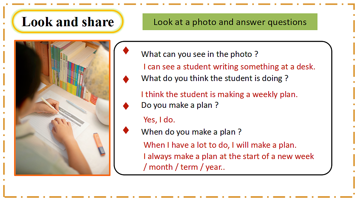 Unit 6 Plan for Yourself Section A（1a-1d） - 八年级英语上册 同步教学课件（人教版2024）第3页
