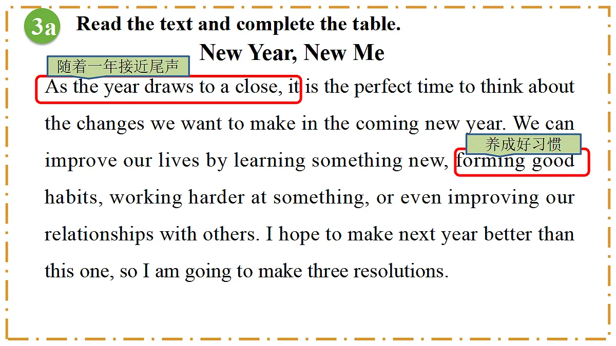 Unit 6 Plan for Yourself Section B（3a-3c） - 八年级英语上册 同步教学课件（人教版2024）第4页
