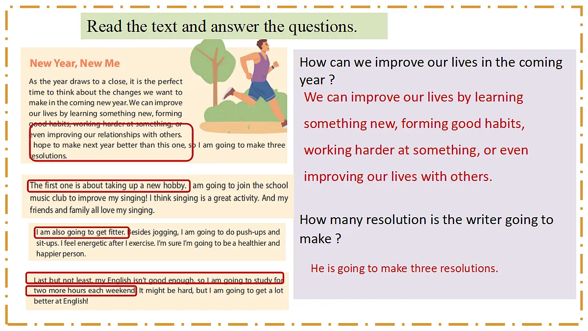 Unit 6 Plan for Yourself Section B（3a-3c） - 八年级英语上册 同步教学课件（人教版2024）第8页