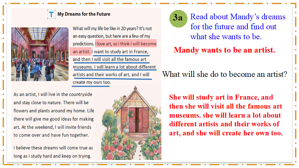 Unit 7 When Tomorrow Comes Section B（3a-3c） - 八年级英语上册 同步教学课件（人教版2024）第5页