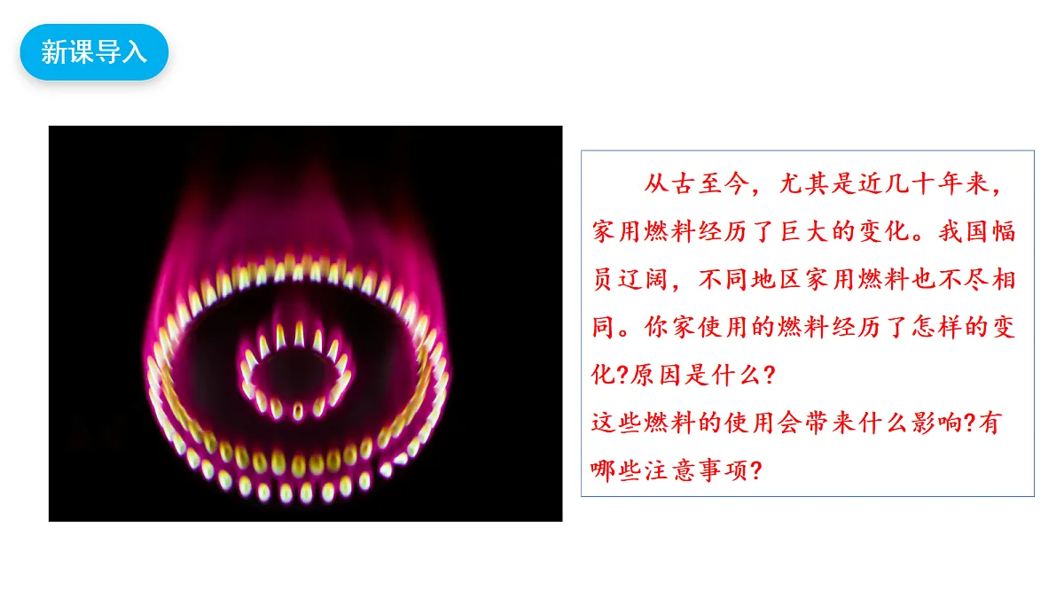 【教育好课堂】跨学科实践活动6 调查家用燃料的变迁与合理使用课件PPT第4页